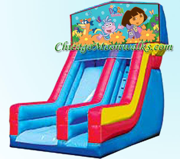 Dora Inflatable Slide Rental Chicago